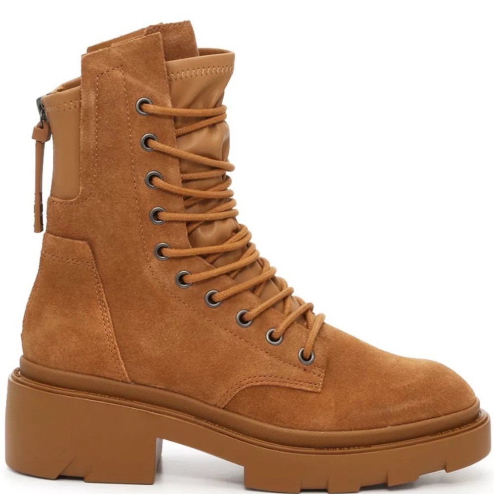 🔥OBO🔥Tan Suede Lace-Up Ankle Boots